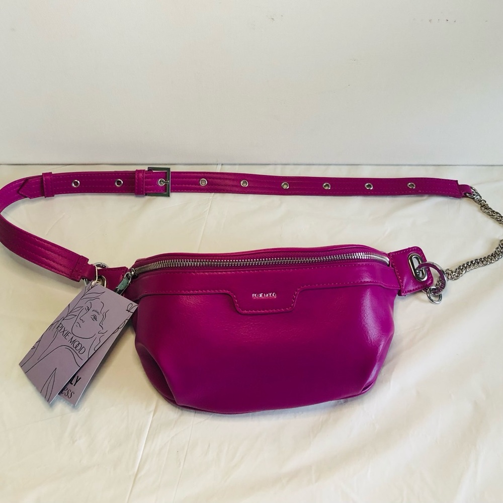 Pixie Mood Brooklyn Crossbody bag pink consciously leather less vegan